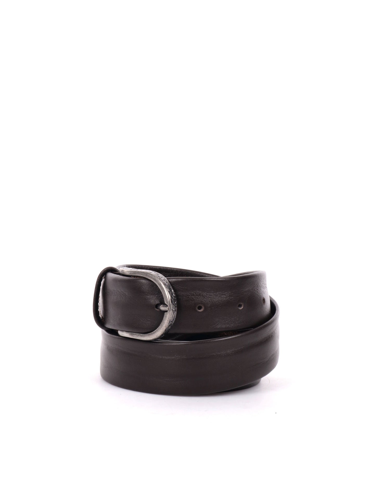 CINTURA IN PELLE FB UNISEX TESTA DI MORO