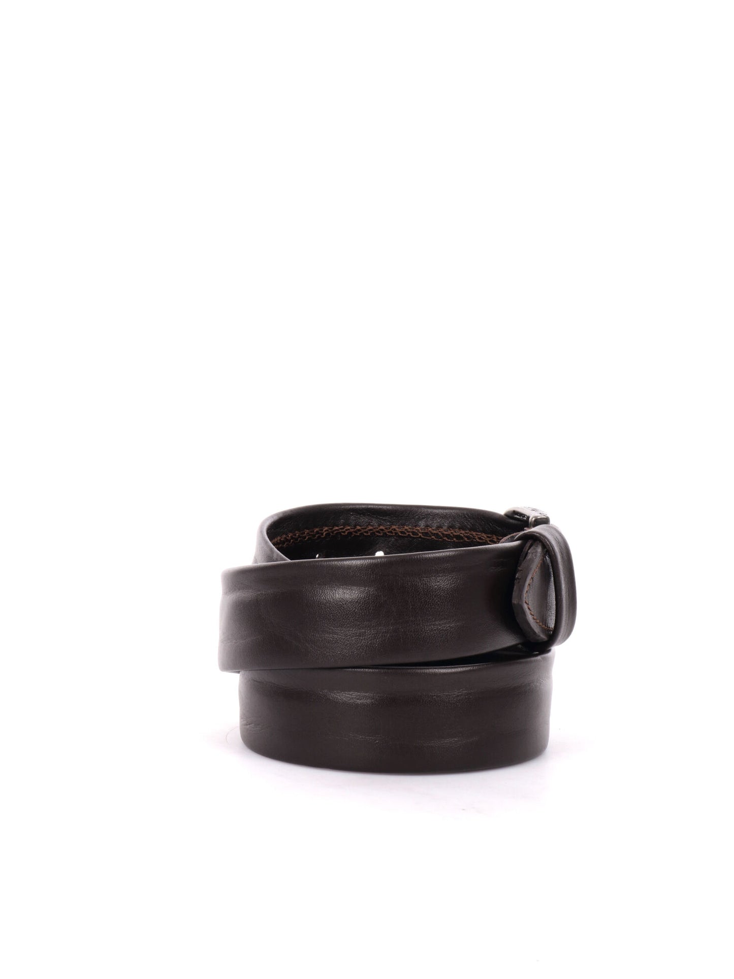 CINTURA IN PELLE FB UNISEX TESTA DI MORO