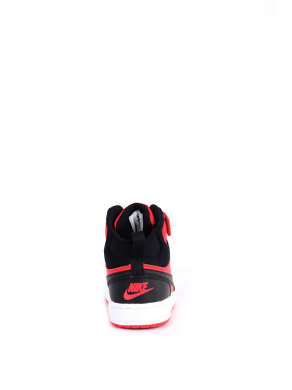 Nike court borough m sneakers gs da bambino/a rosso nero
