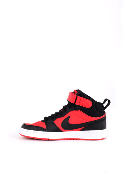 Nike court borough m sneakers gs da bambino/a rosso nero
