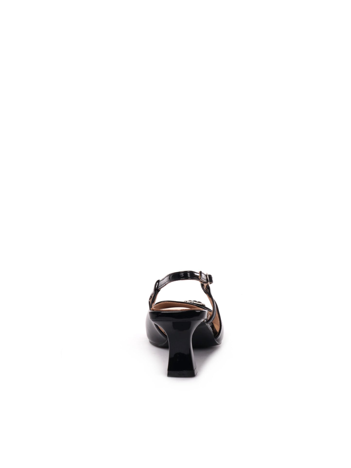 SLINGBACK CON FIBBIE CLYO' DONNA NERO