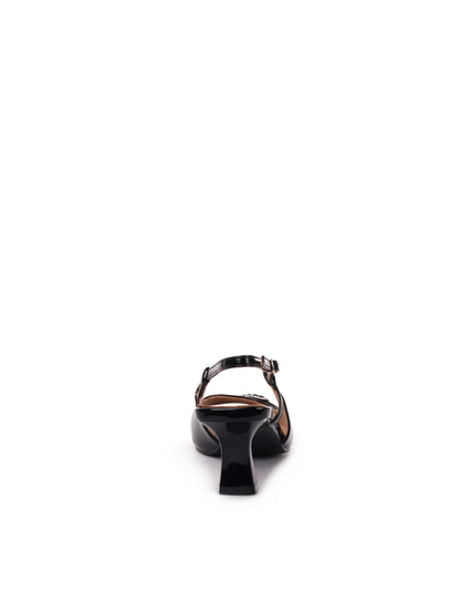 SLINGBACK CON FIBBIE CLYO' DONNA NERO