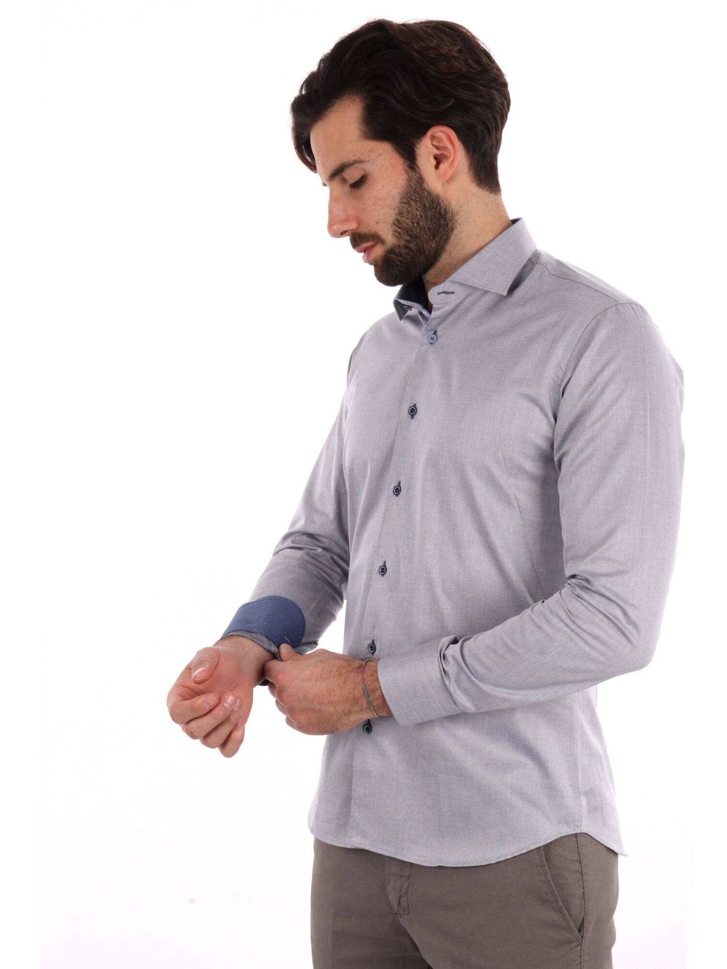 CAMICIA COGNAC FB UOMO GRIGIO