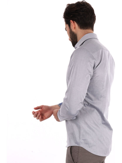 CAMICIA COGNAC FB UOMO GRIGIO