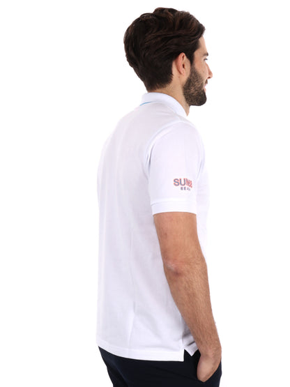 POLO SUN68 UOMO BIANCO