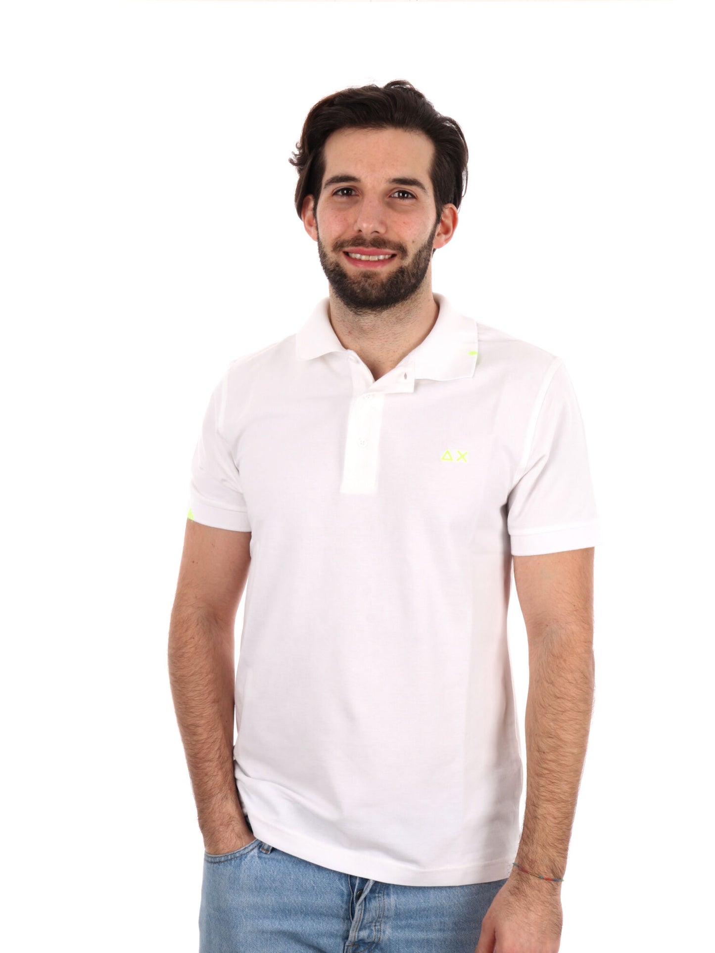 POLO SUN68 UOMO BIANCO