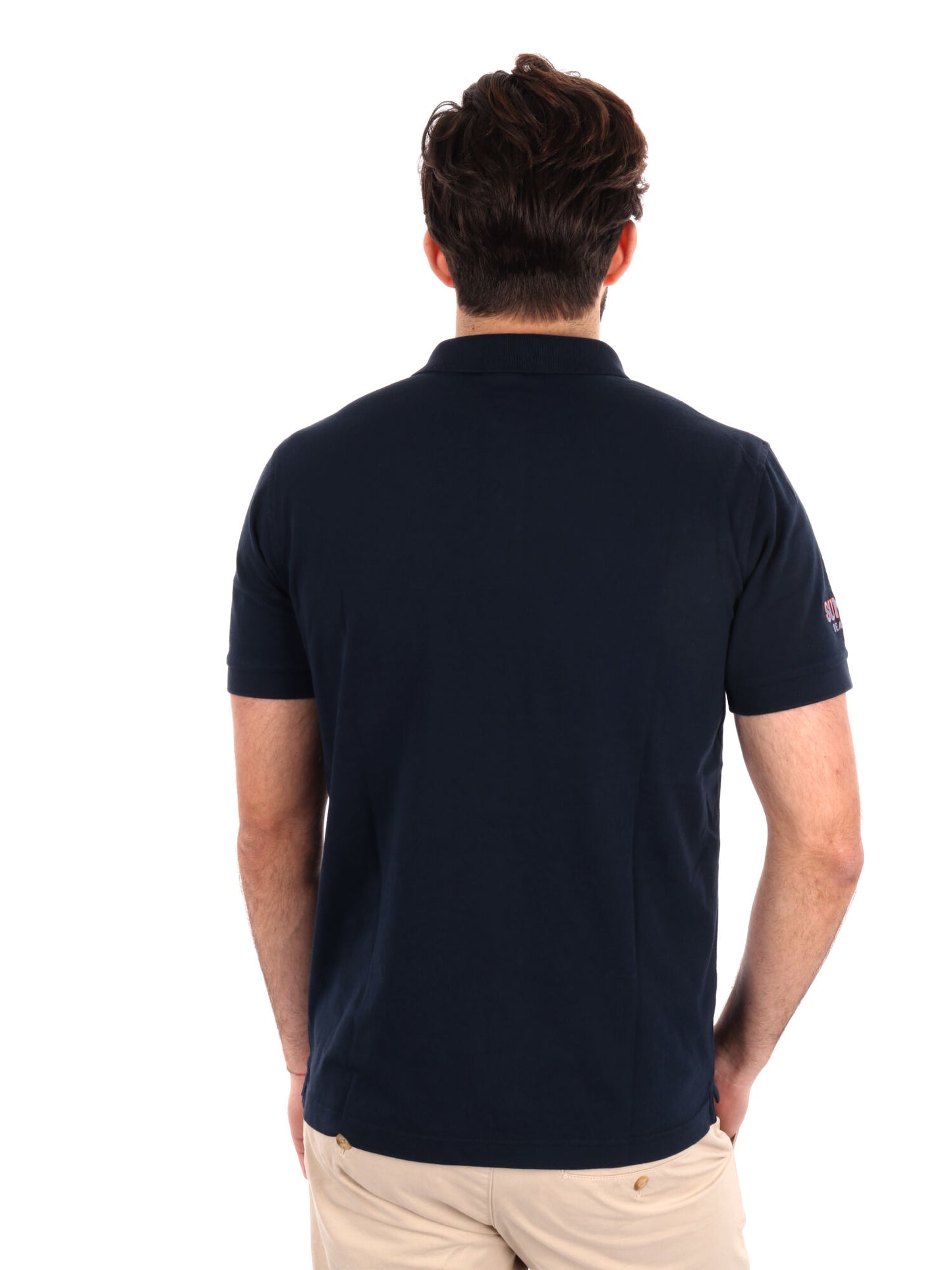 POLO IN JERSEY SUN68 UOMO BLU