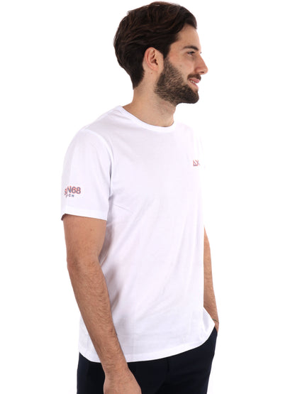 T-SHIRT SUN68  UOMO BIANCO