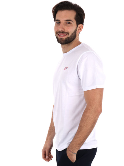 T-SHIRT SUN68  UOMO BIANCO