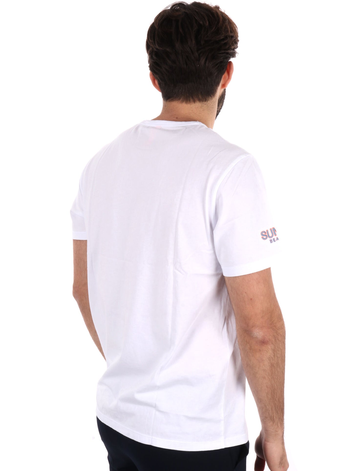 T-SHIRT SUN68  UOMO BIANCO