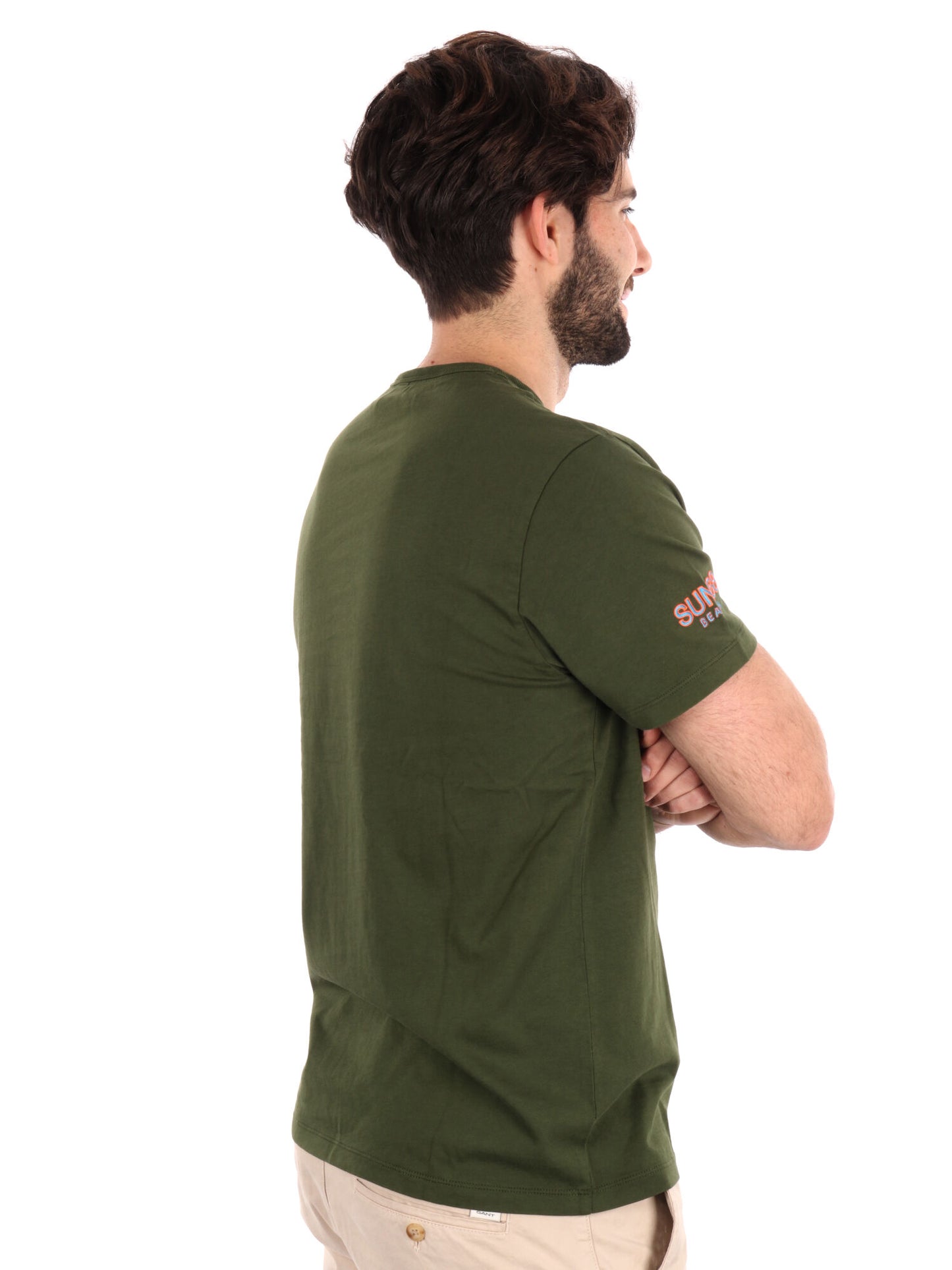 T-SHIRT SUN68 UOMO VERDE