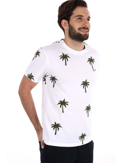 SUN68 T-SHIRT MM - BIANCO