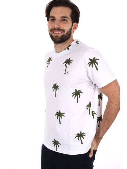 SUN68 T-SHIRT MM - BIANCO