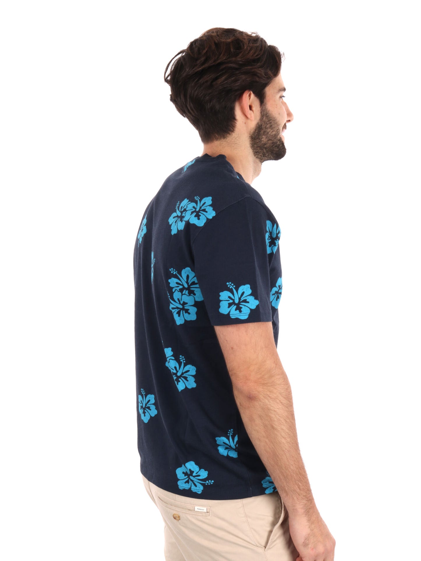 T-SHIRT STAMPA ALL-OVER SUN68 UOMO BLU