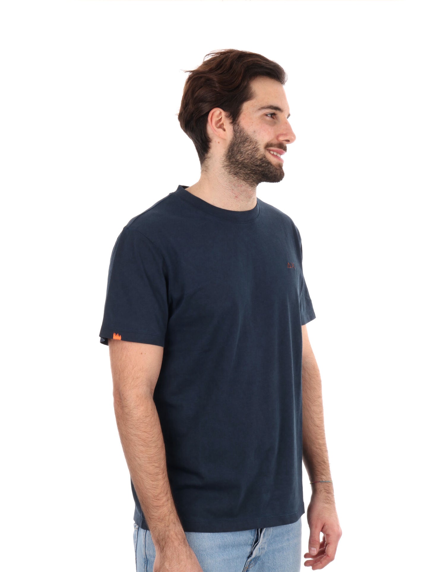 T-SHIRT STONE SUN68 UOMO BLU