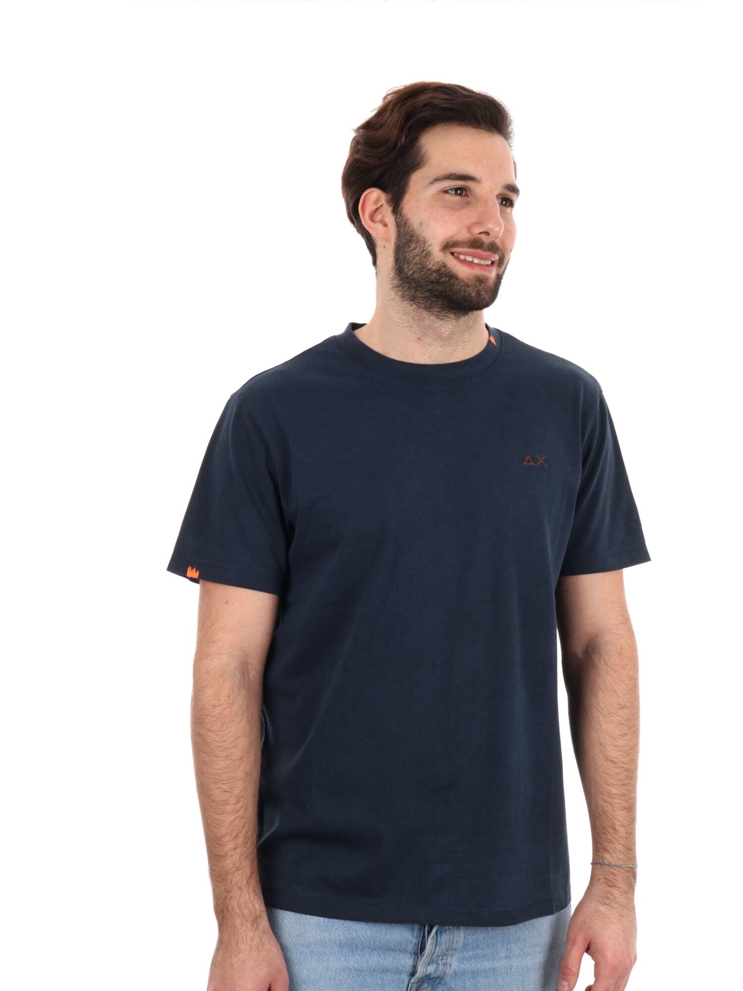 T-SHIRT STONE SUN68 UOMO BLU