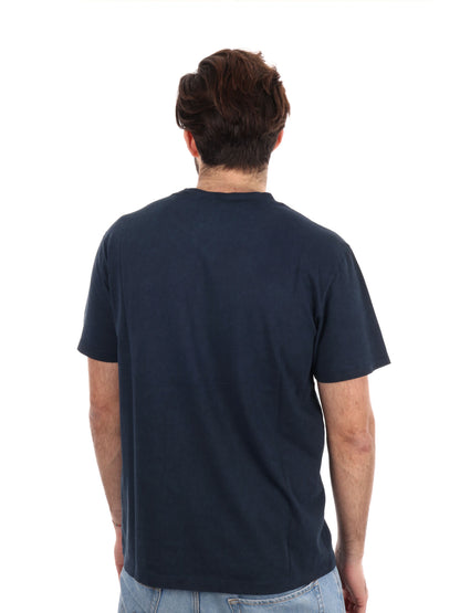 T-SHIRT STONE SUN68 UOMO BLU