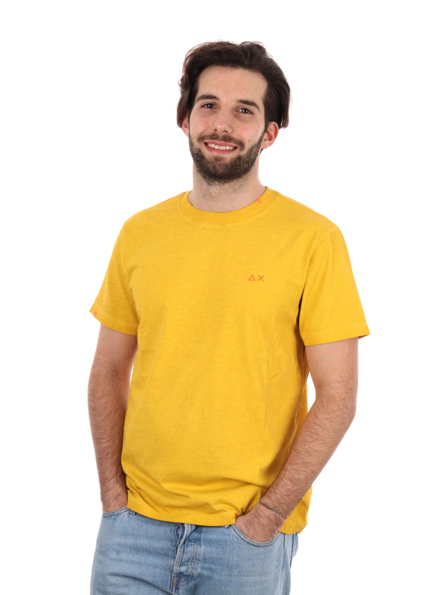 T-SHIRT STONE SUN68 UOMO GIALLO