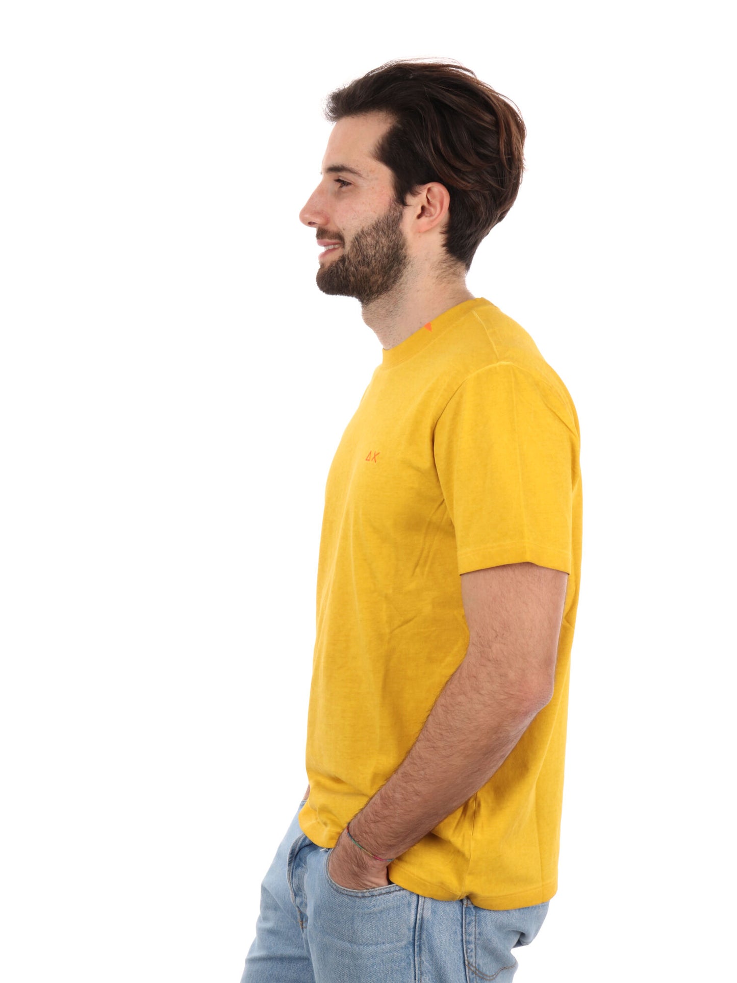 T-SHIRT STONE SUN68 UOMO GIALLO
