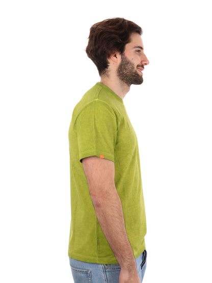 T-SHIRT STONE SUN68 UOMO OLIVA