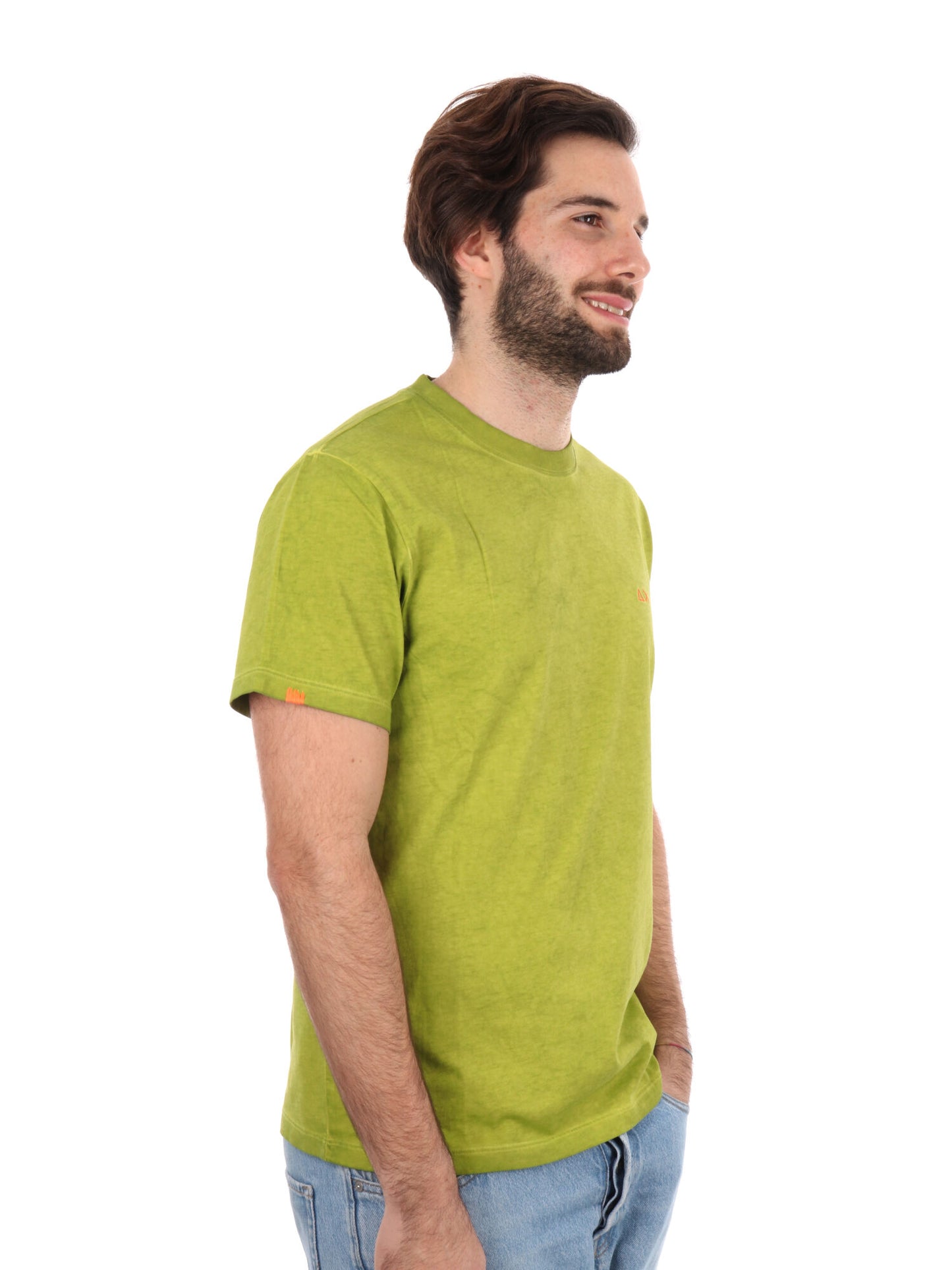 T-SHIRT STONE SUN68 UOMO OLIVA
