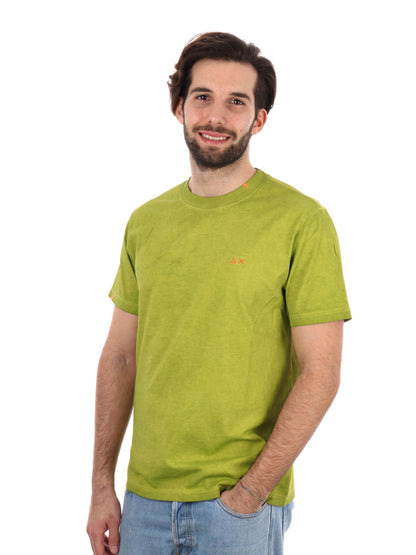 T-SHIRT STONE SUN68 UOMO OLIVA