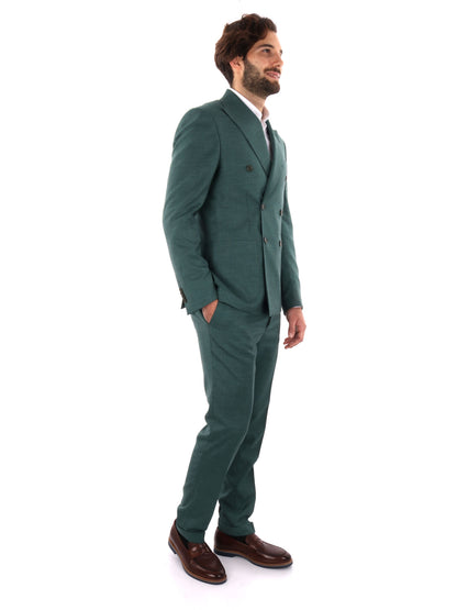 ABITO DOPPIO PETTO FB UOMO VERDE