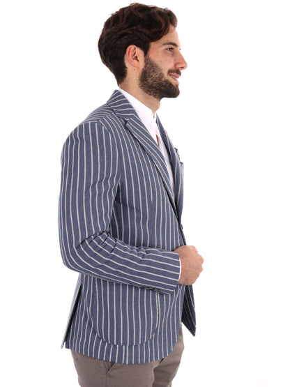 GIACCA A RIGHE FB UOMO JEANS