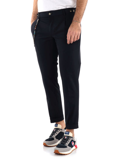 PANTALONE TECNICO CON CATENA FB UOMO BLU