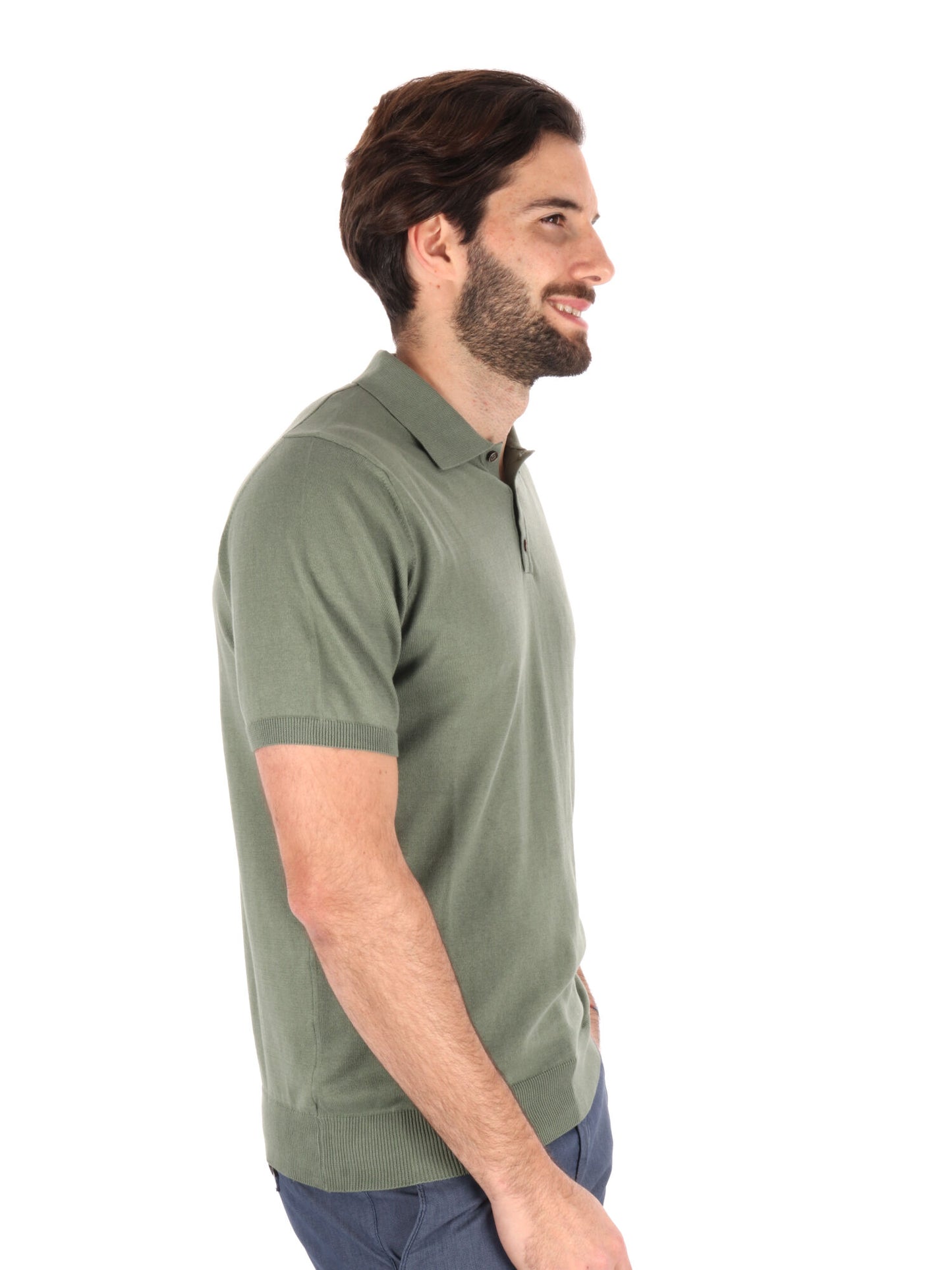 Polo da uomo FB Dayane kaki, stile casual e leggerezza estiva
