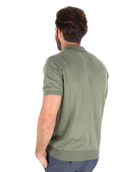 Polo da uomo FB Dayane kaki, stile casual e leggerezza estiva