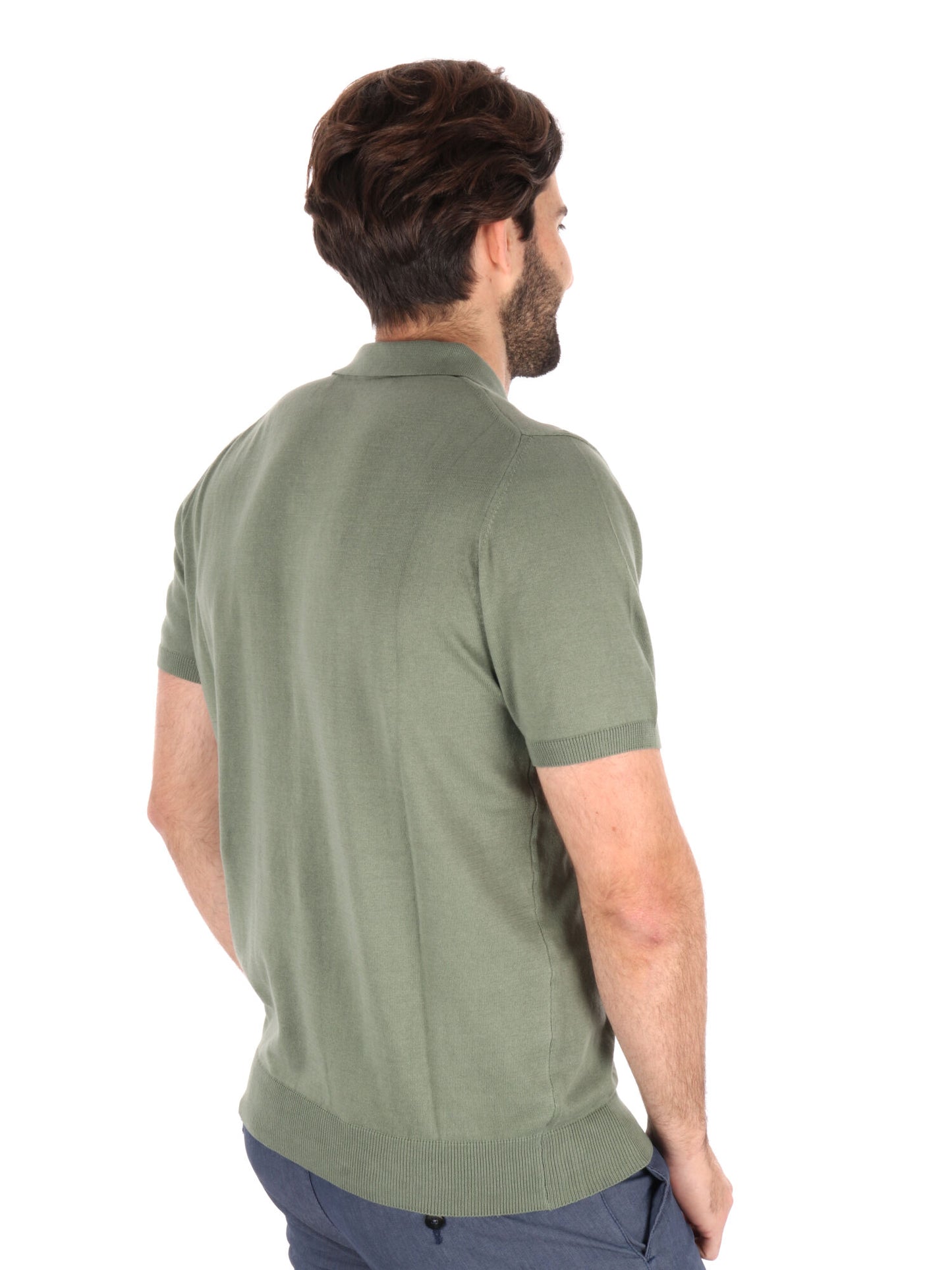 Polo da uomo FB Dayane kaki, stile casual e leggerezza estiva