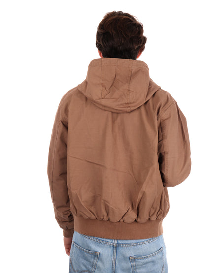 GIACCA COTTON HOODE TOMMY JEANS UOMO BEIGE