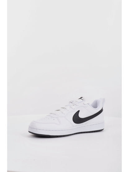 Nike court borough l sneakers gs da bambino/a bianco-nero