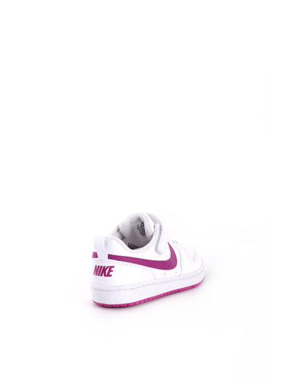 Nike court borough sneakers ps da bambino/a bianco fuxia