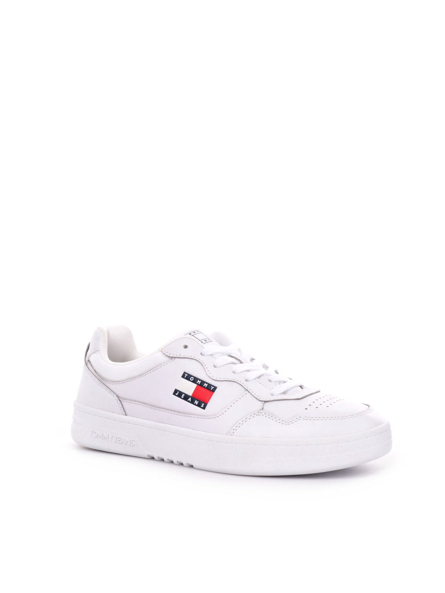 SNEAKERS CUPSOLE LEAT TOMMY JEANS UOMO BIANCO
