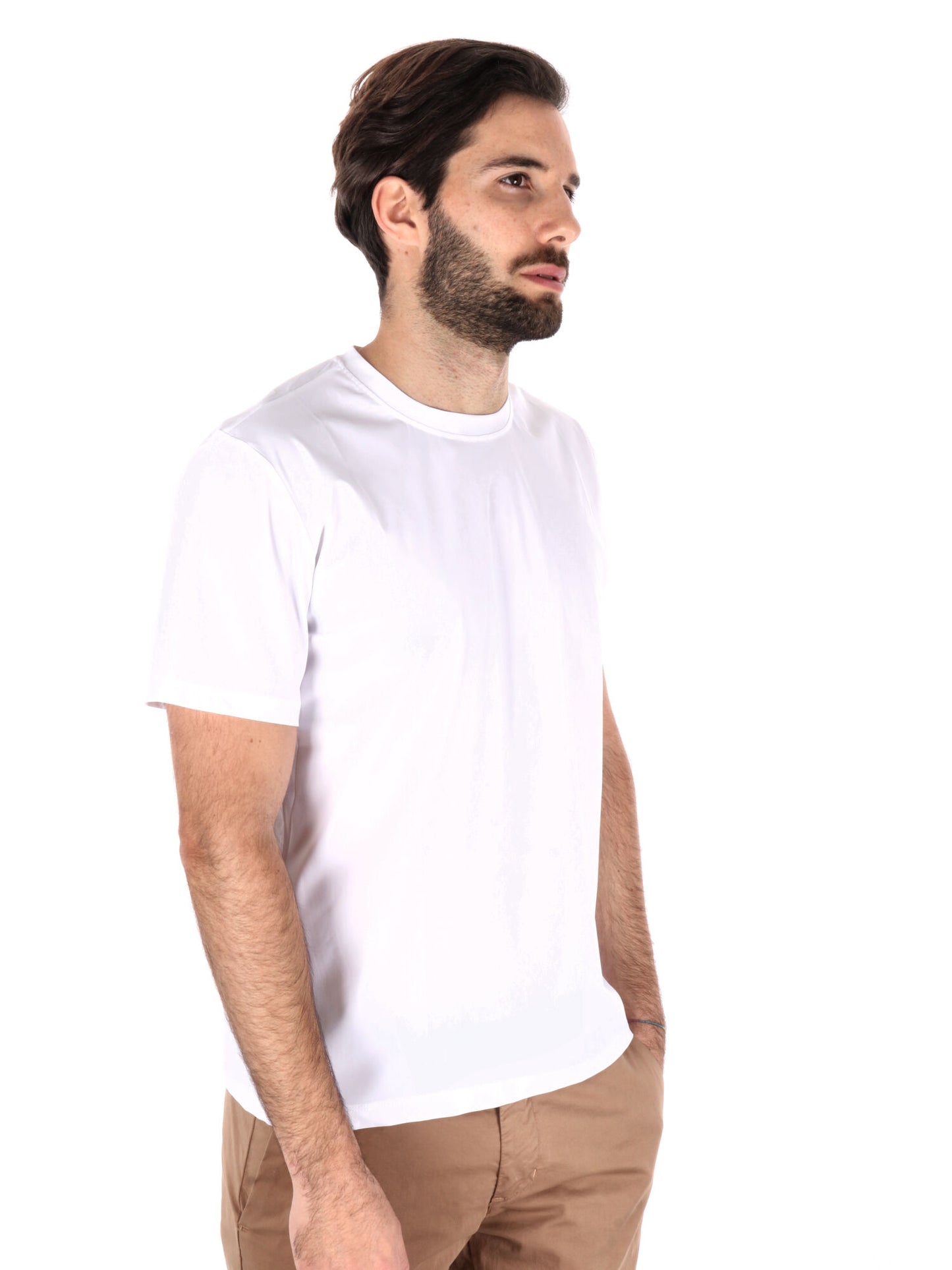 T-SHIRT TECNICA FB UOMO BIANCO