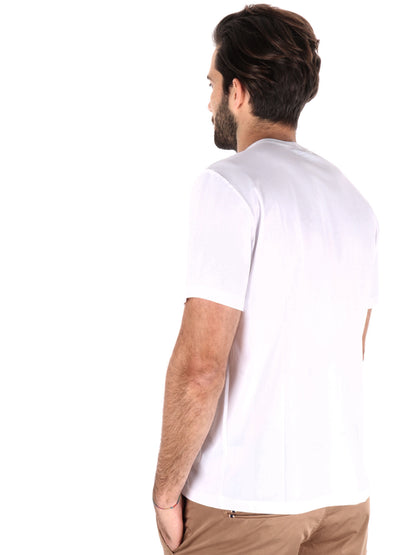 T-SHIRT TECNICA FB UOMO BIANCO