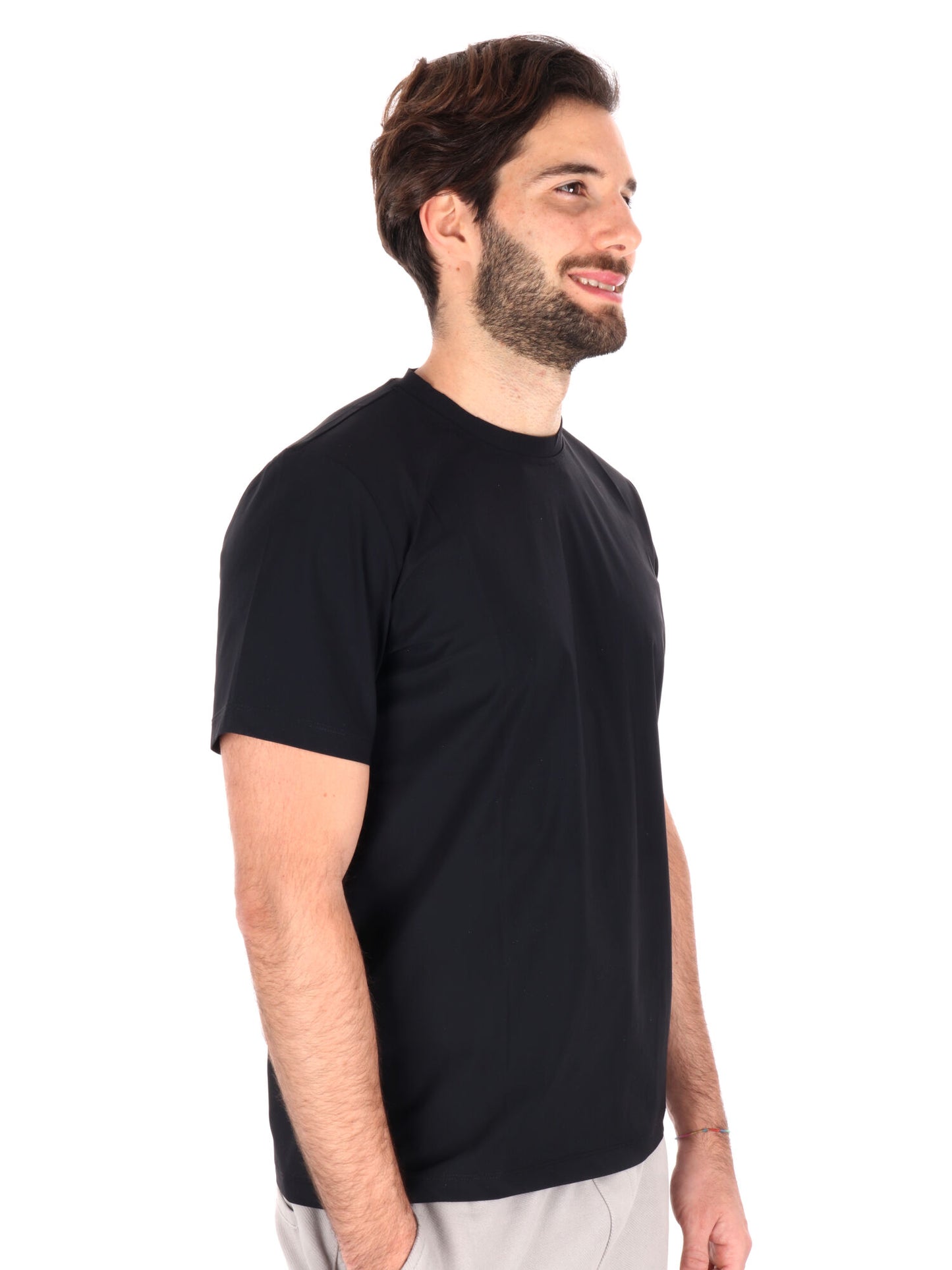 T-SHIRT TECNICA FB UOMO NERO