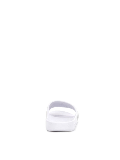 CIABATTA ADILETTE SHOWER ADIDAS RAGAZZA BIANCO ARGENTO