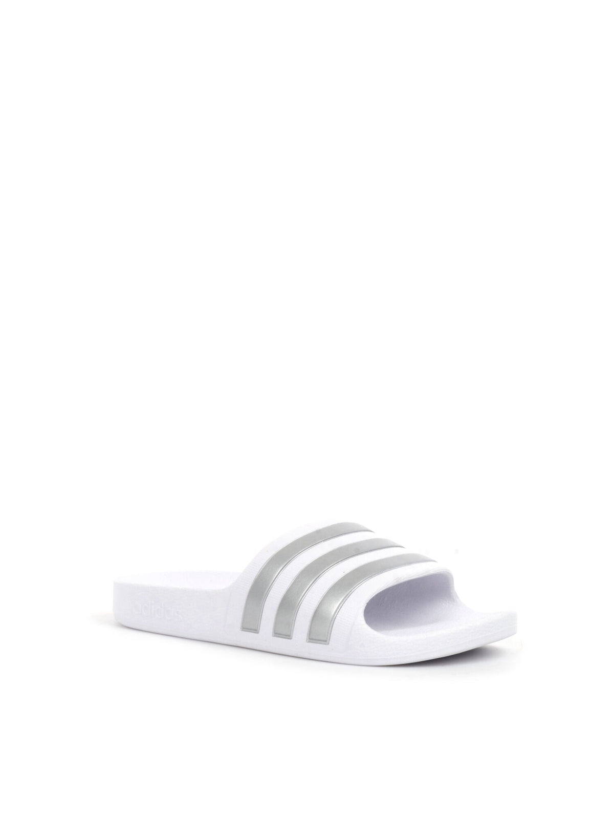 Adidas adilette aqua ciabatte/infradito jr da bambino/a bianco argento