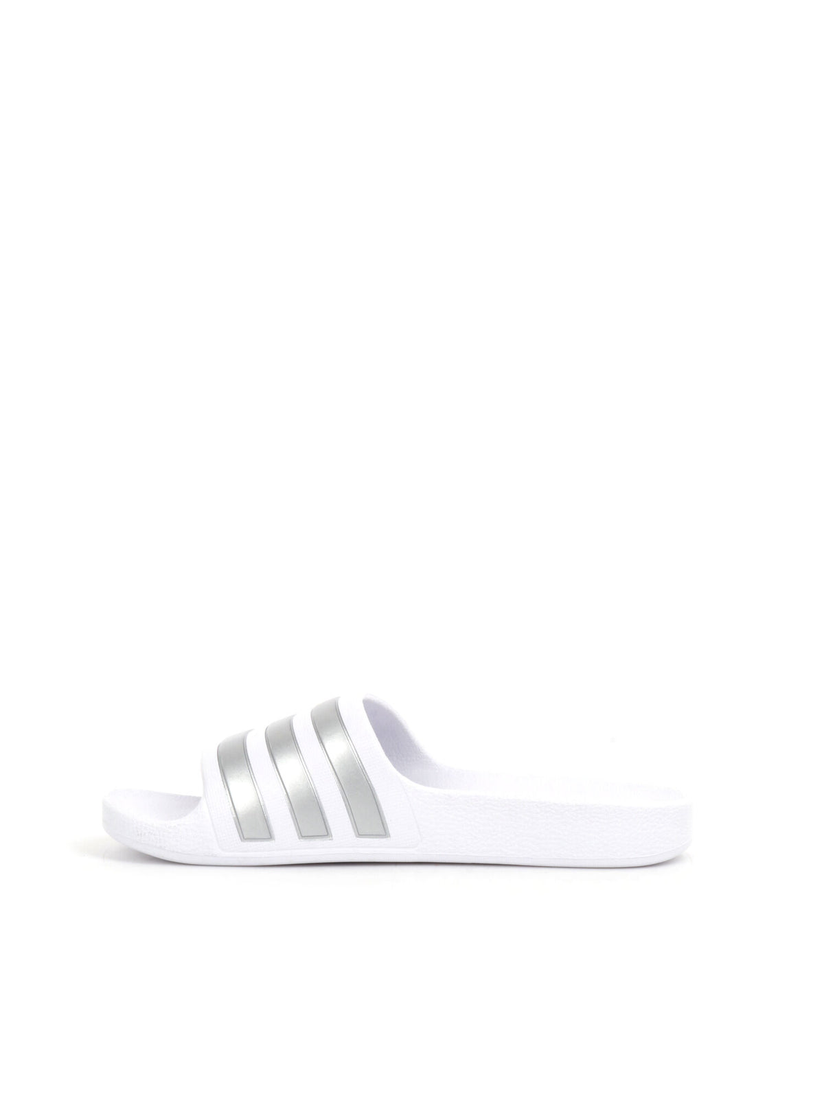 Adidas adilette aqua ciabatte/infradito jr da bambino/a bianco argento