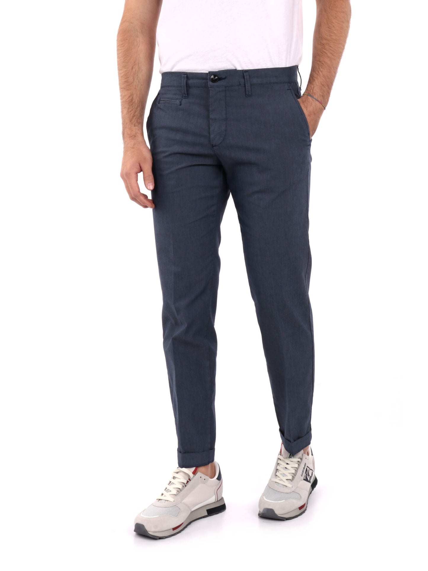 PANTALONE CLASSICO FB UOMO BLU MEDIO