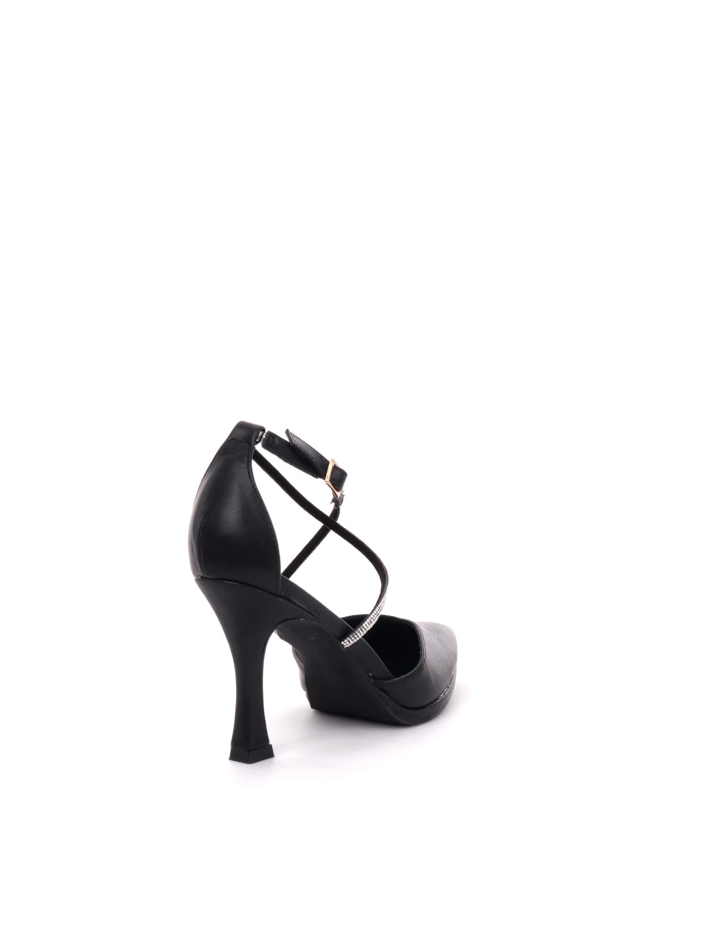 DECOLLETÉ CON STRASS CLYO' DONNA NERO
