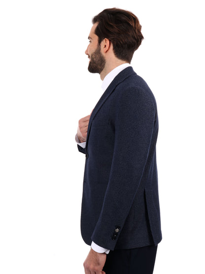 GIACCA IN MAGLIA DROP 4 FB UOMO BLU