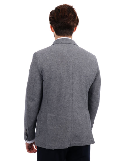 GIACCA IN MAGLIA DROP 4 FB UOMO GRIGIO BLU