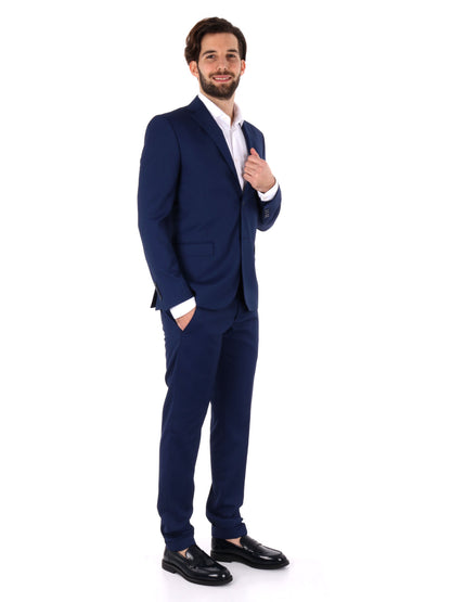 ABITO MONOPETTO OXFORD FB UOMO BLUETTE