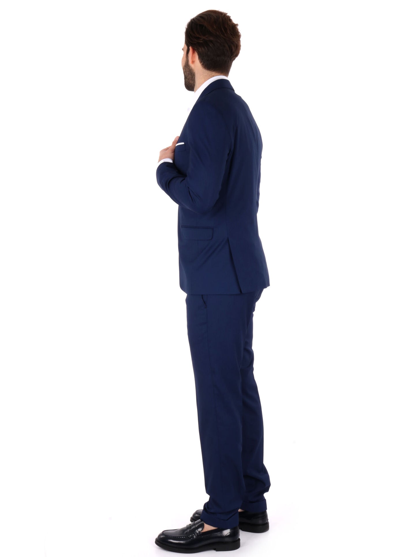 ABITO MONOPETTO OXFORD FB UOMO BLUETTE