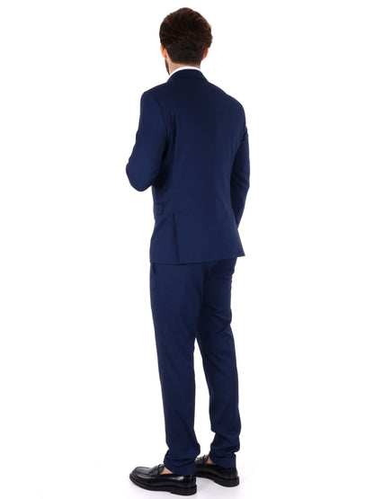 ABITO MONOPETTO OXFORD FB UOMO BLUETTE
