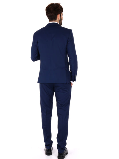 ABITO MONOPETTO OXFORD FB UOMO BLUETTE